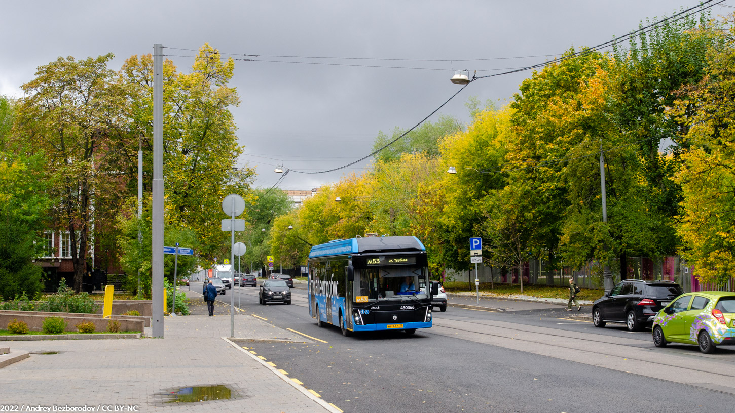 Москва, ЛиАЗ-6274 № 430366; Москва — Закрытые трамвайные линии