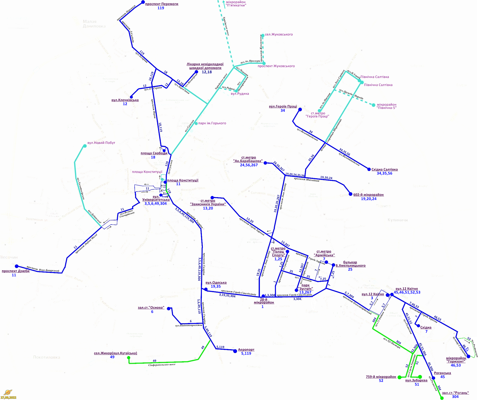 ხარკივი — Maps