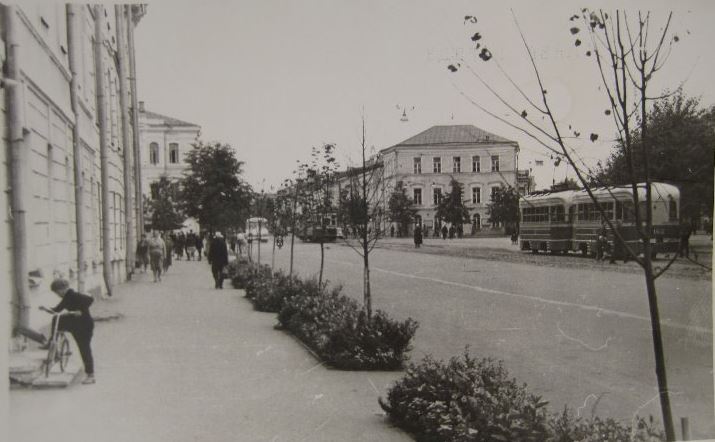 Тверь, КТП-1 № 162; Тверь — Старые фотографии (1917—1991); Тверь — Трамвайные линии: Центральный район