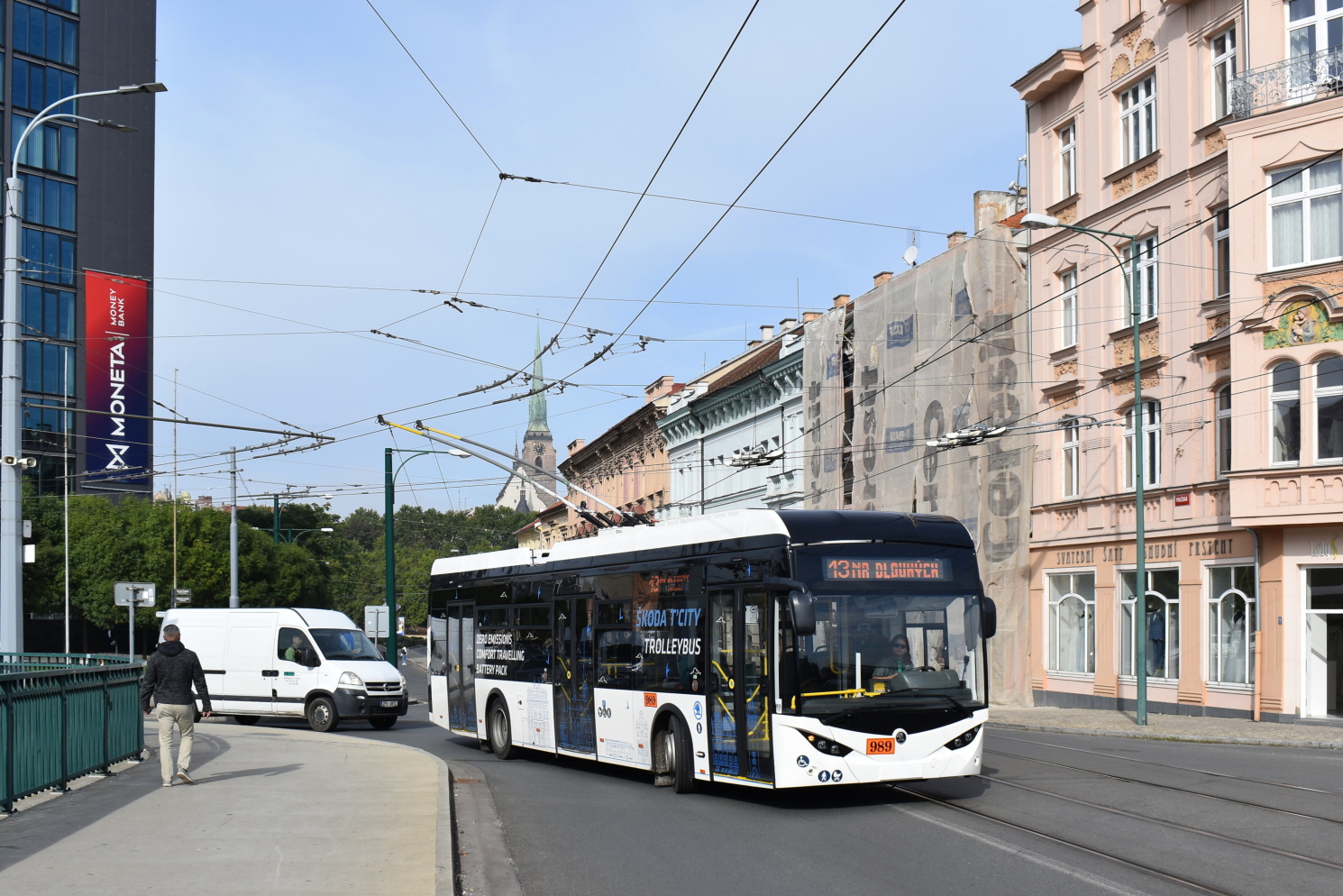 Plzeň, Škoda 36Tr TEMSA nr. 989; Plzeň — Brand new trolleybuses from the Škoda factory Plzeň, Škoda 36Tr TEMSA nr. 989; Plzeň — Brand new trolleybuses from the Škoda factory