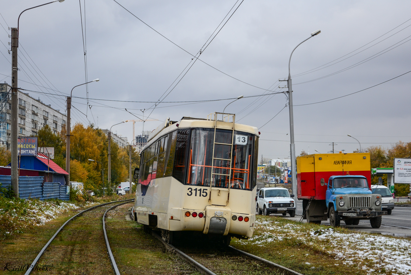 Новосибирск, БКМ 62103 № 3115; Новосибирск — Происшествия