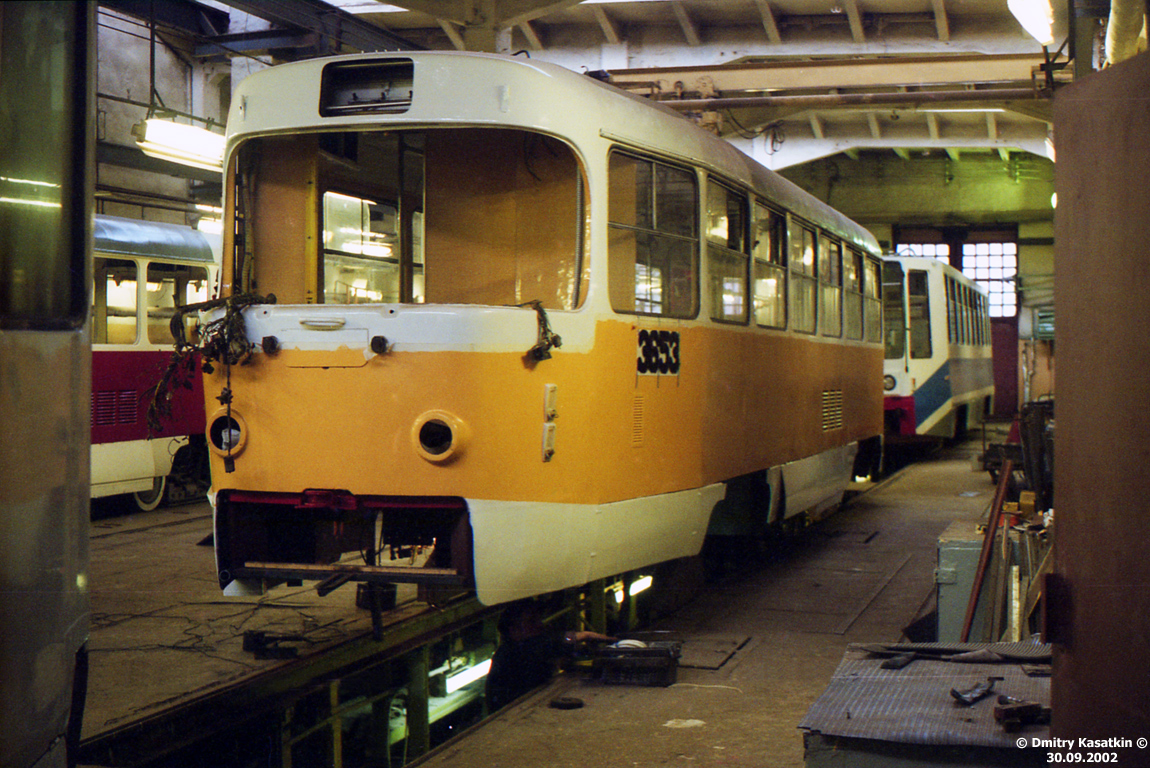 Москва, Tatra T3SU № 3653