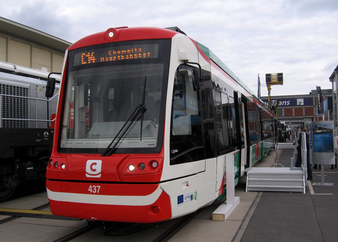 Хемниц, Vossloh Citylink № 437; Берлин — InnoTrans 2016