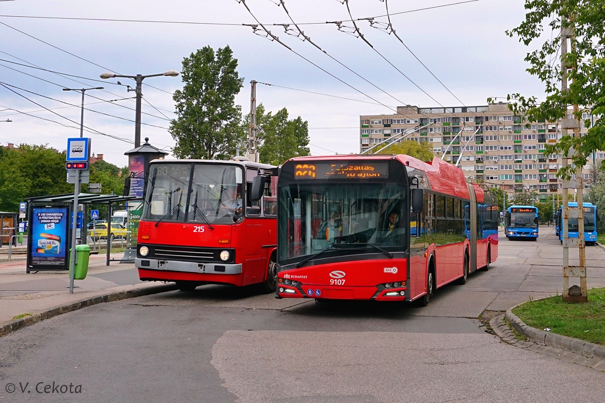 Будапешт, Solaris Trollino IV 18 Škoda № 9107