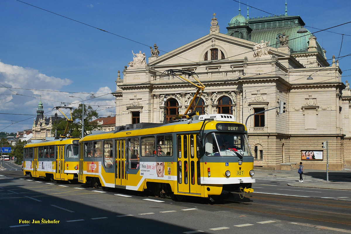 Пльзень, Tatra T3R.PLF № 327