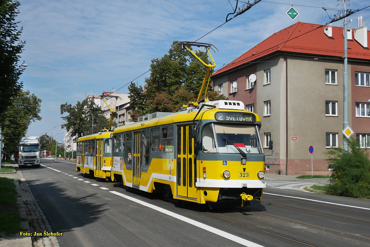 Plzeň, Tatra T3R.PLF # 323