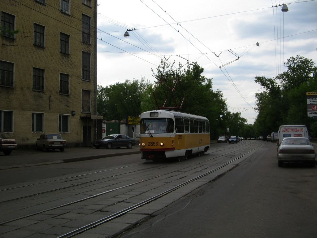 Москва, Tatra T3SU № 2856