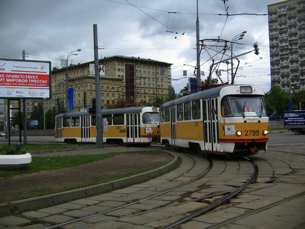 Москва, Tatra T3SU № 2799