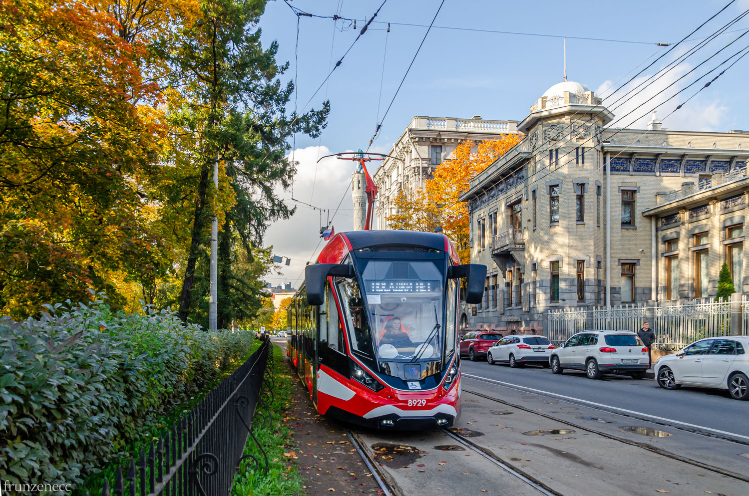 Sankt Petersburg, 71-931AM “Vityaz-Leningrad” Nr. 8929; Sankt Petersburg — Exhibition of wagons for the 115th anniversary of the tram