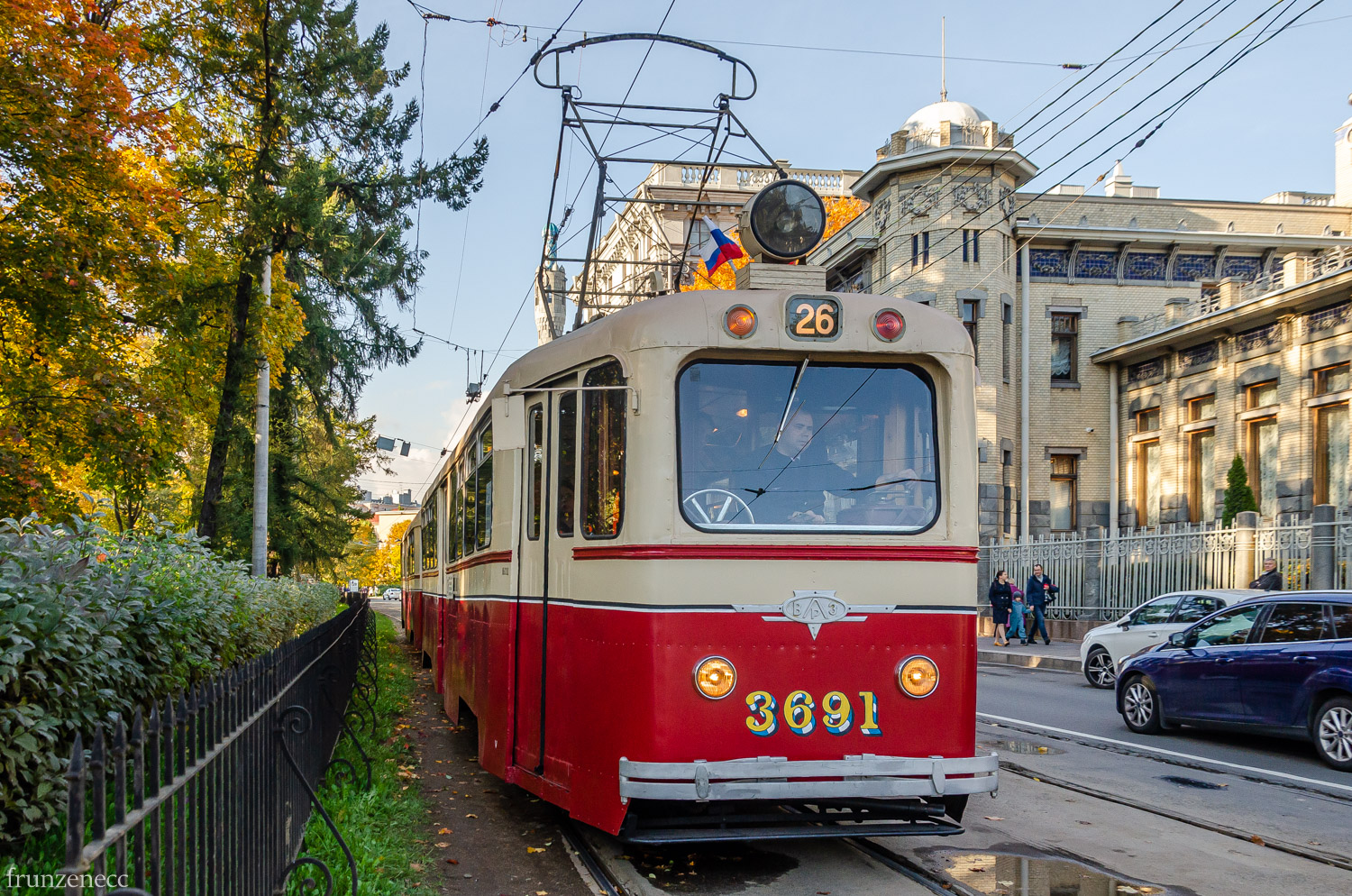 Санкт-Петербург, ЛМ-49 № 3691; Санкт-Петербург — Выставка вагонов на 115-летие трамвая