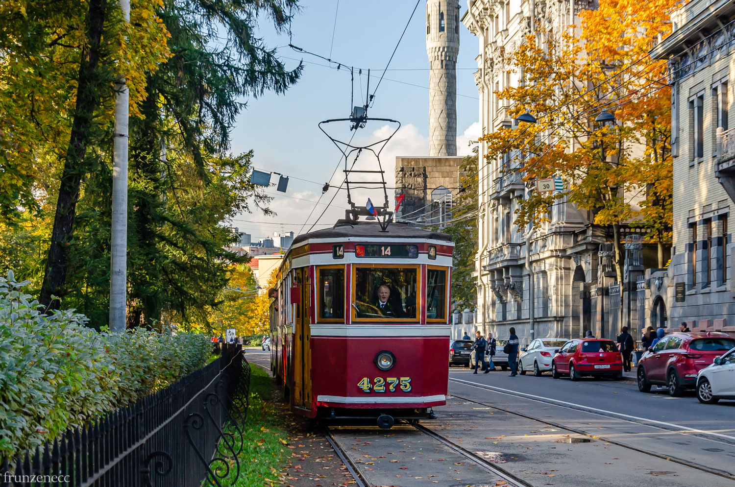 Санкт-Петербург, ЛМ-33 № 4275; Санкт-Петербург — Выставка вагонов на 115-летие трамвая