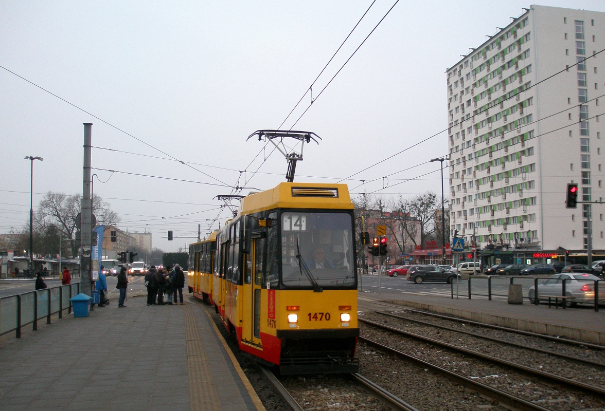 Варшава, Konstal 105Nm № 1470