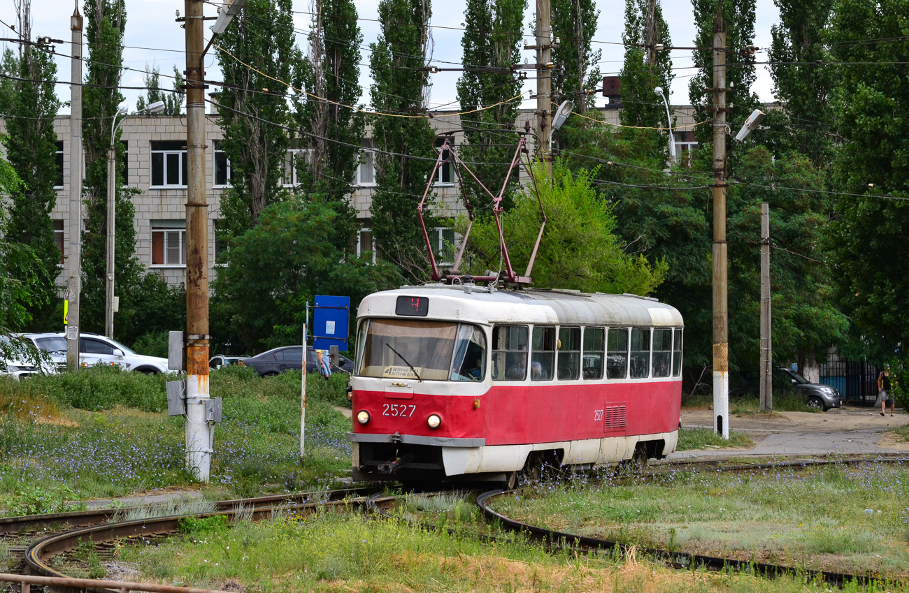 Волгоград, Tatra T3SU (двухдверная) № 2527