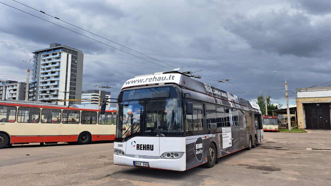 Vilnius, Solaris Trollino II 15 AC č. 2688