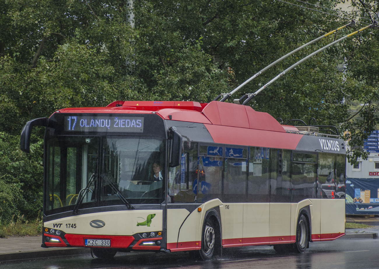 Vilnius, Solaris Trollino IV 12 Škoda Nr. 1745; Vilnius — Planned service disruptions (detours)