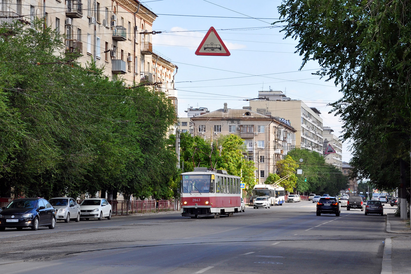 Волгоград, Tatra T6B5SU № 2843