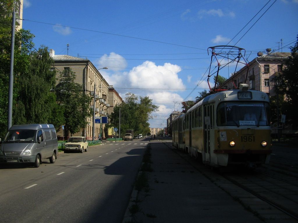 Москва, Tatra T3SU № 1961