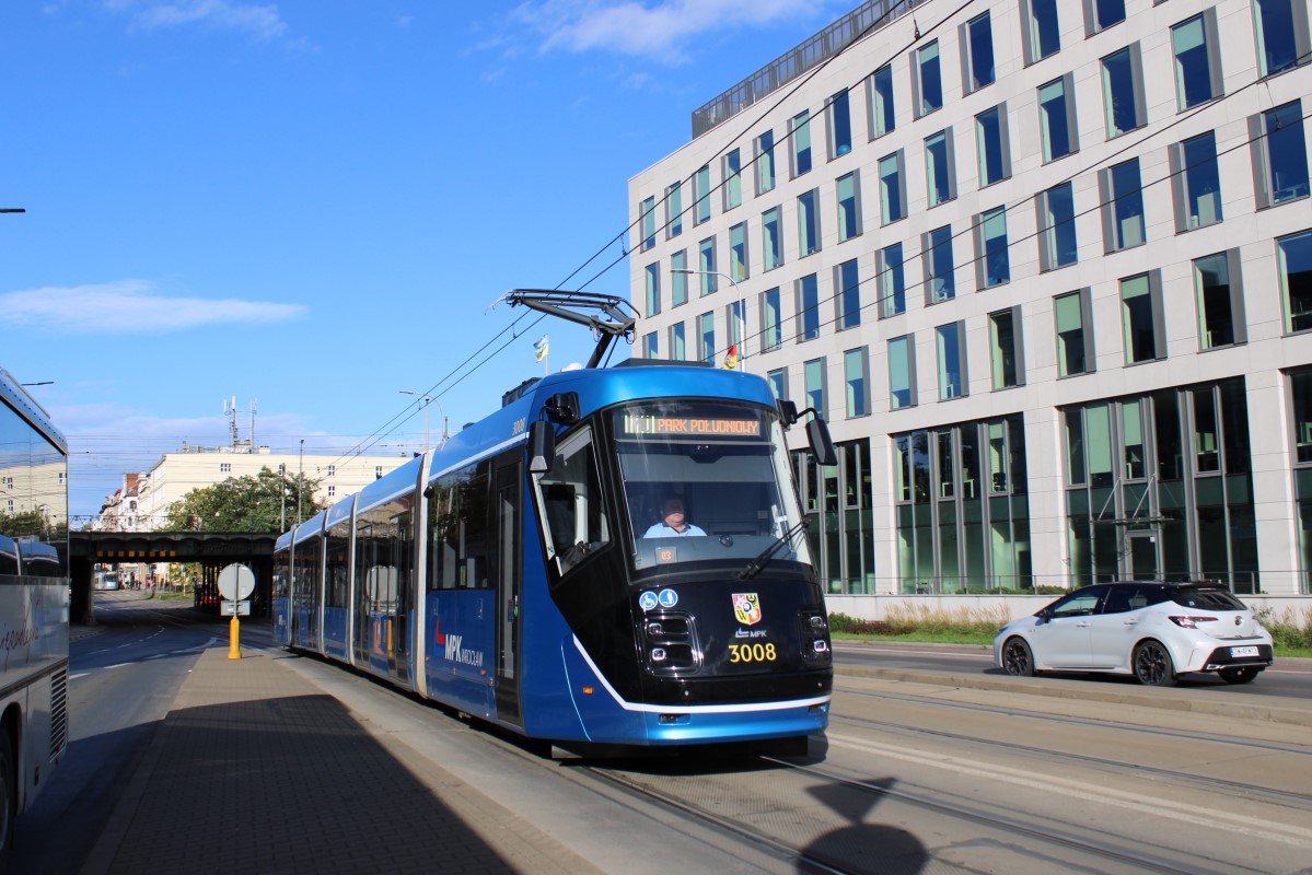 Вроцлав, Škoda 16T Elektra № 3008