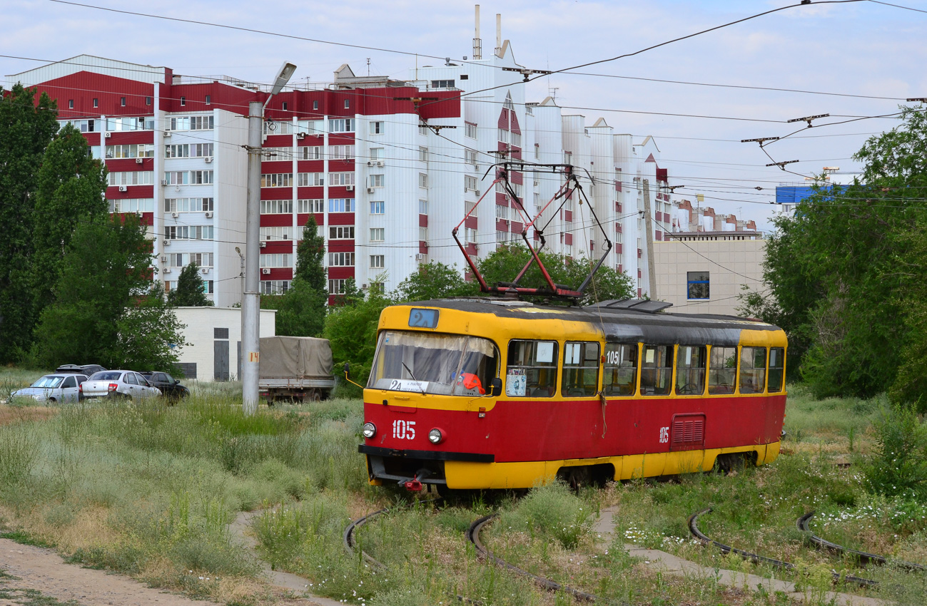 Волжский, Tatra T3SU № 105