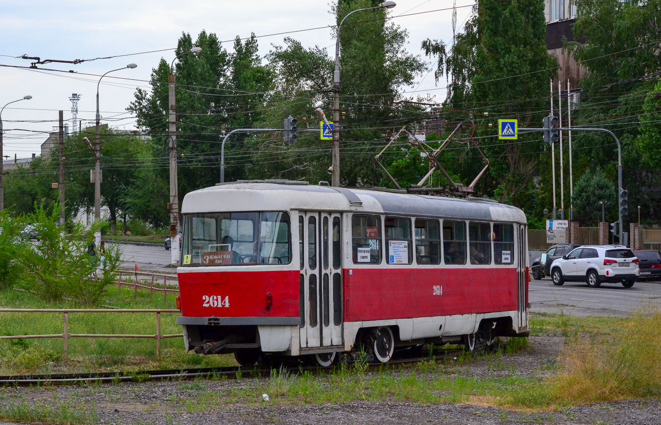 Волгоград, Tatra T3SU (двухдверная) № 2614