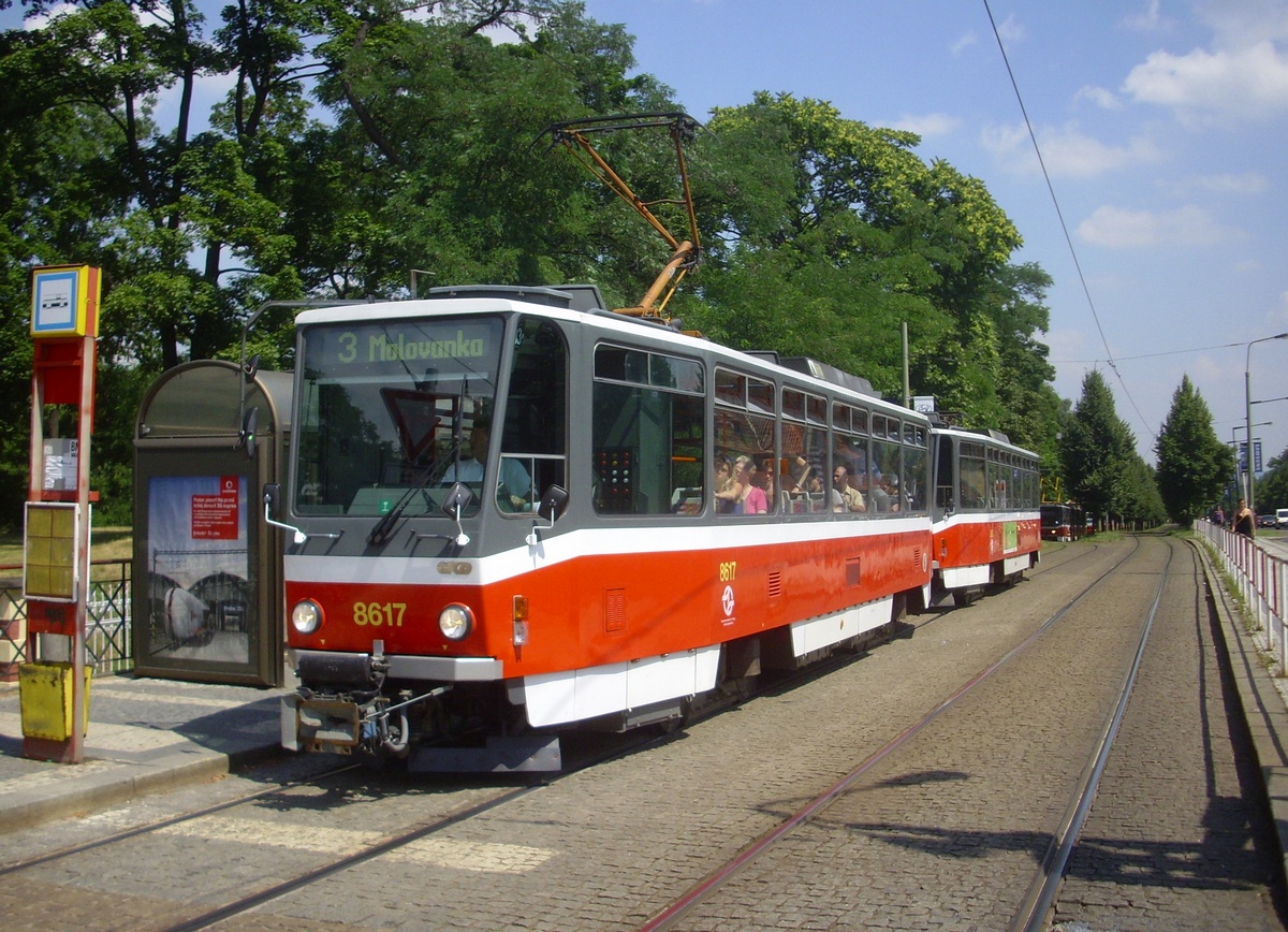 Прага, Tatra T6A5 № 8617 Прага, Tatra T6A5 № 8617
