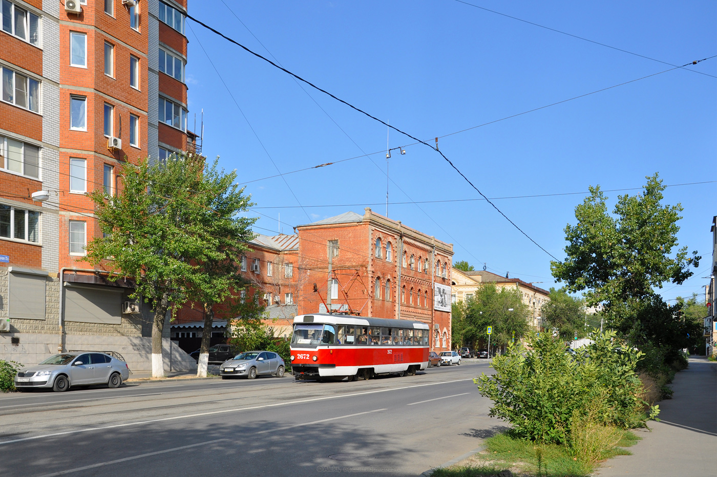 Волгоград, Tatra T3SU (двухдверная) № 2672