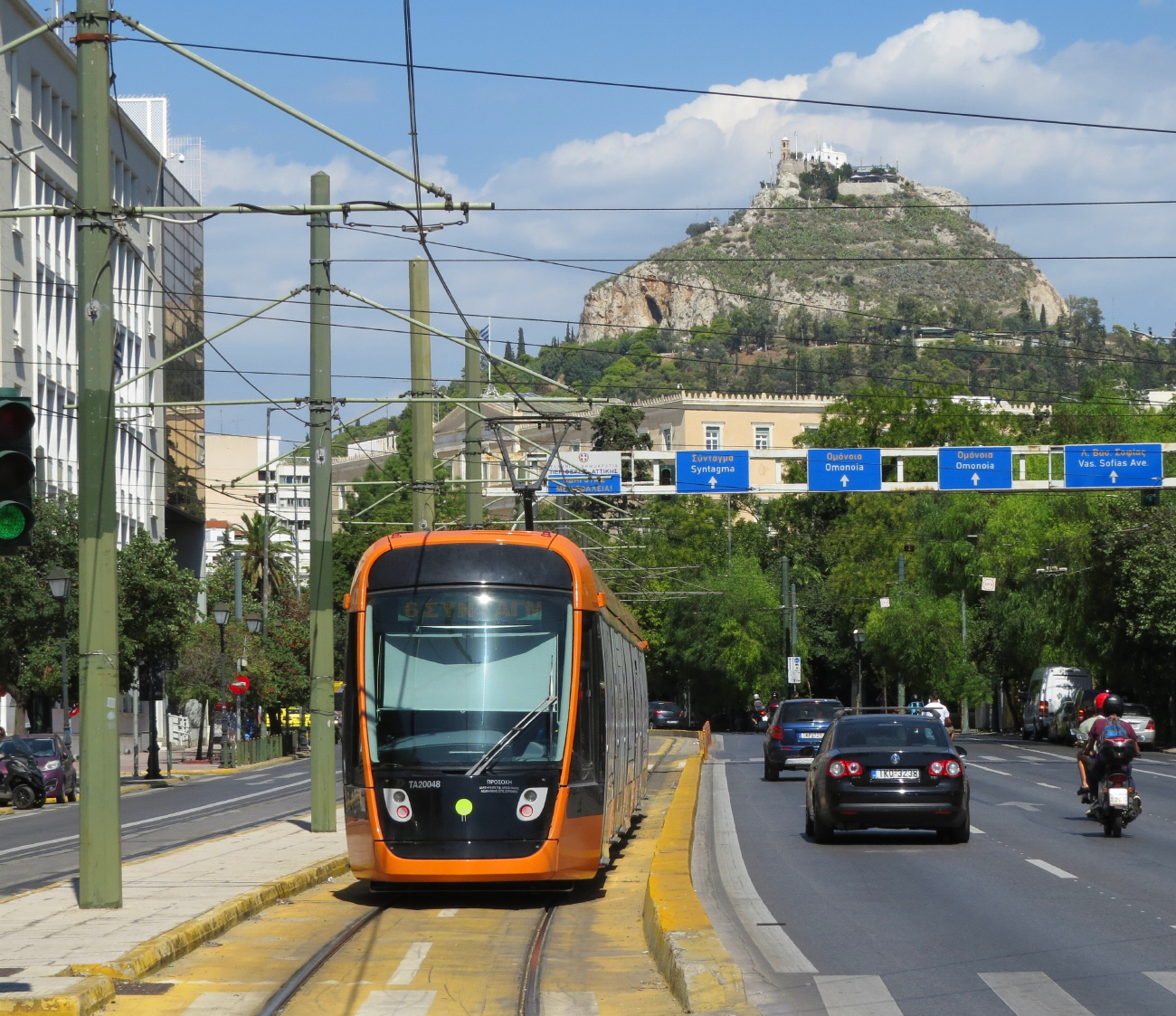 Афины, Alstom Citadis 305 № 20048