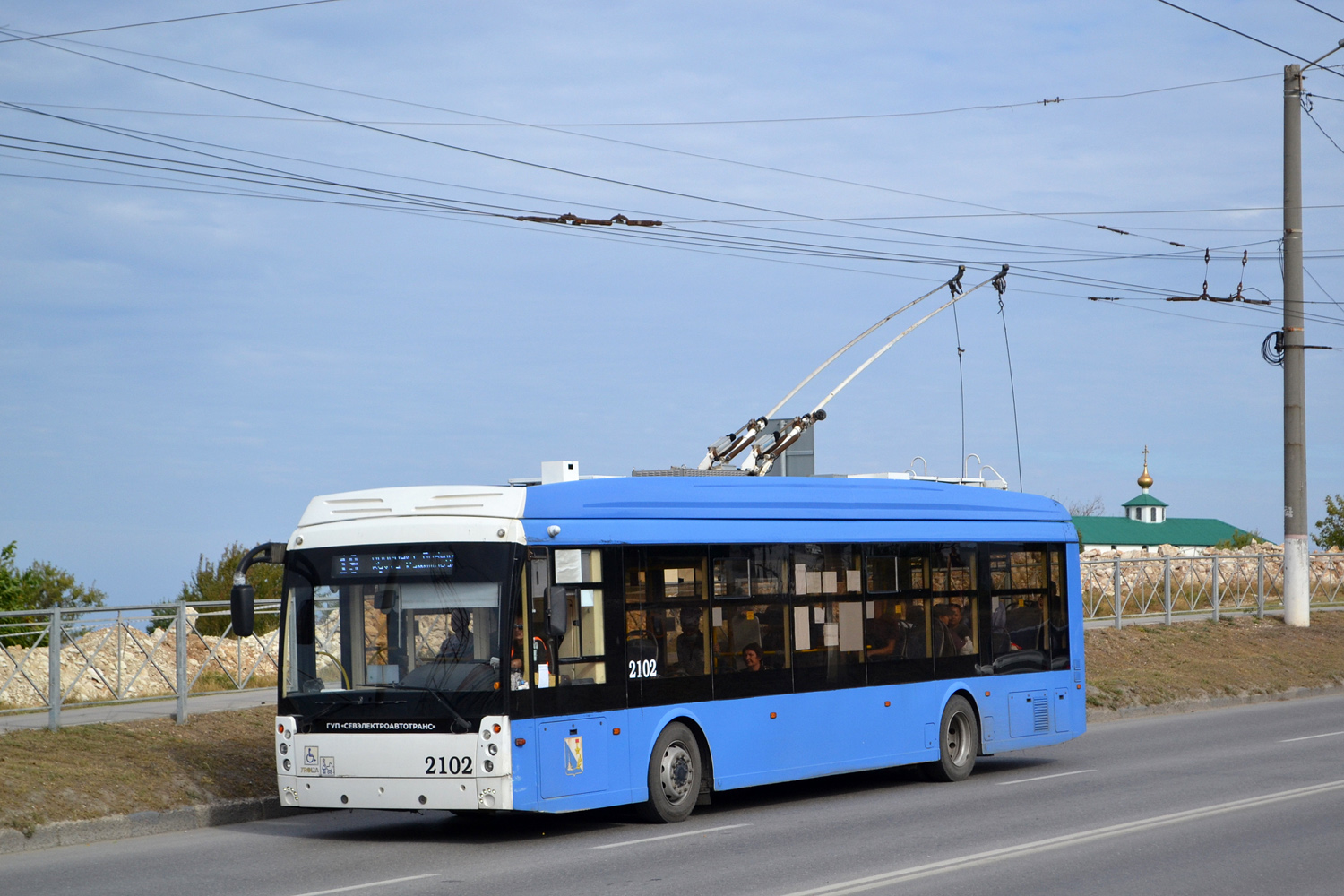 Sewastopol, Trolza-5265.02 “Megapolis” Nr. 2102