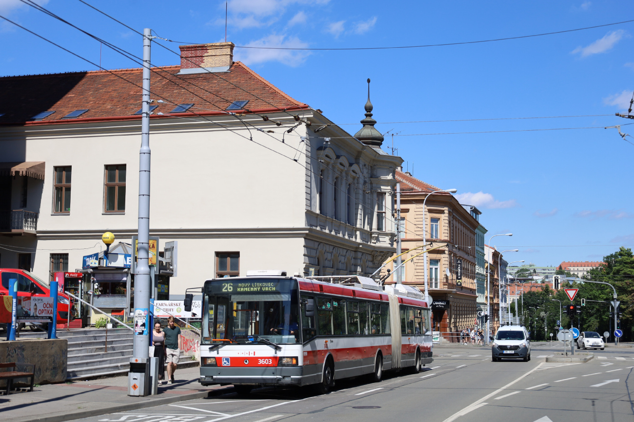 Брно, Škoda 22Tr № 3603