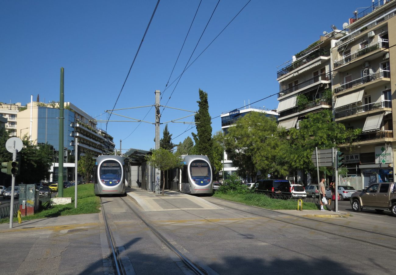 Афины, AnsaldoBreda Sirio № 10030; Афины, AnsaldoBreda Sirio № 10017