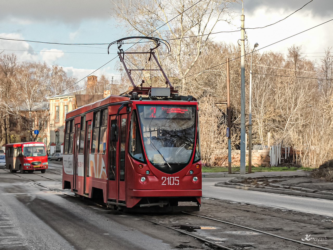 Казань, 71-134АЭ (ЛМ-99АЭ) № 2105