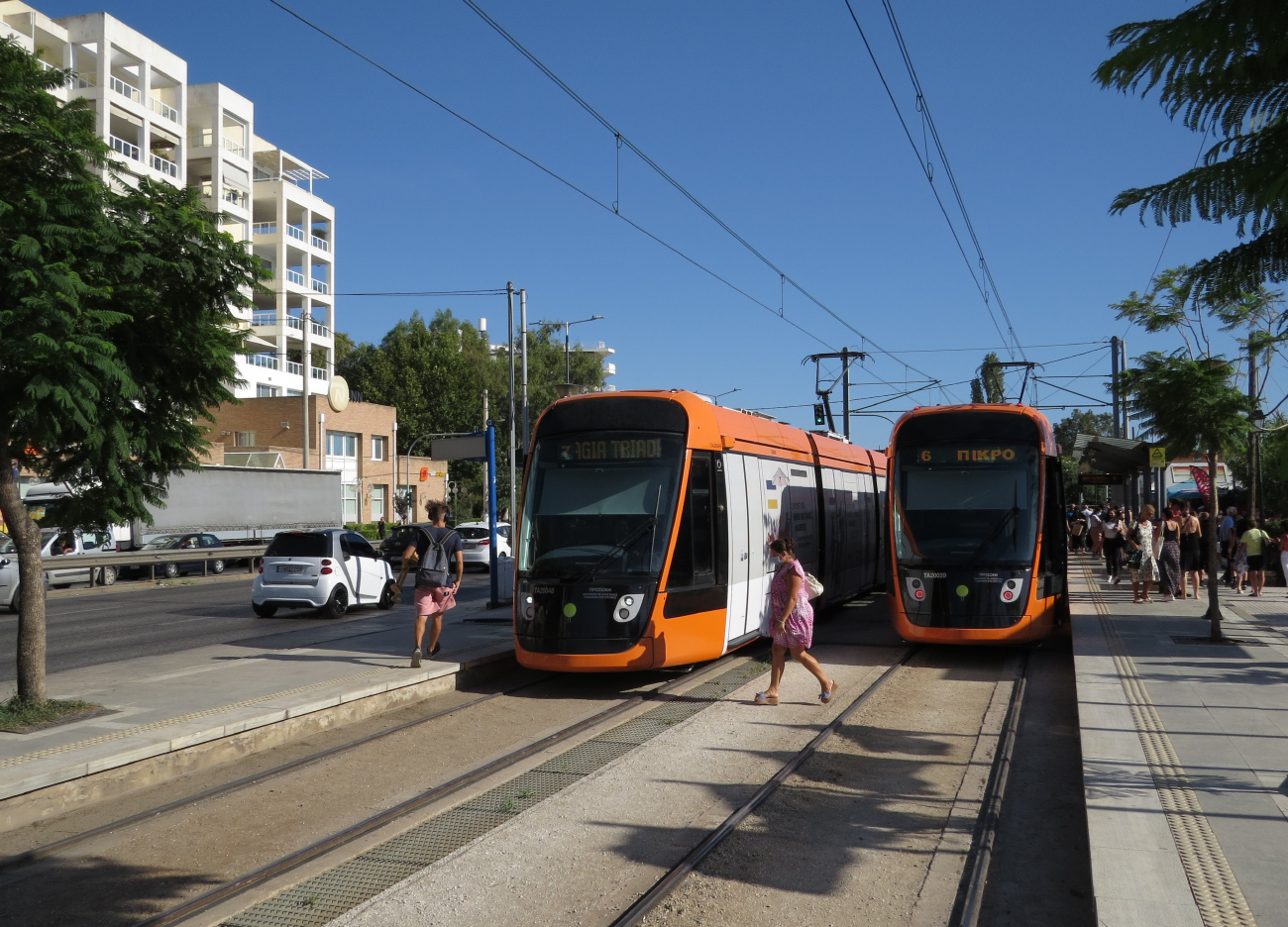 Афины, Alstom Citadis 305 № 20048; Афины, Alstom Citadis 305 № 20039