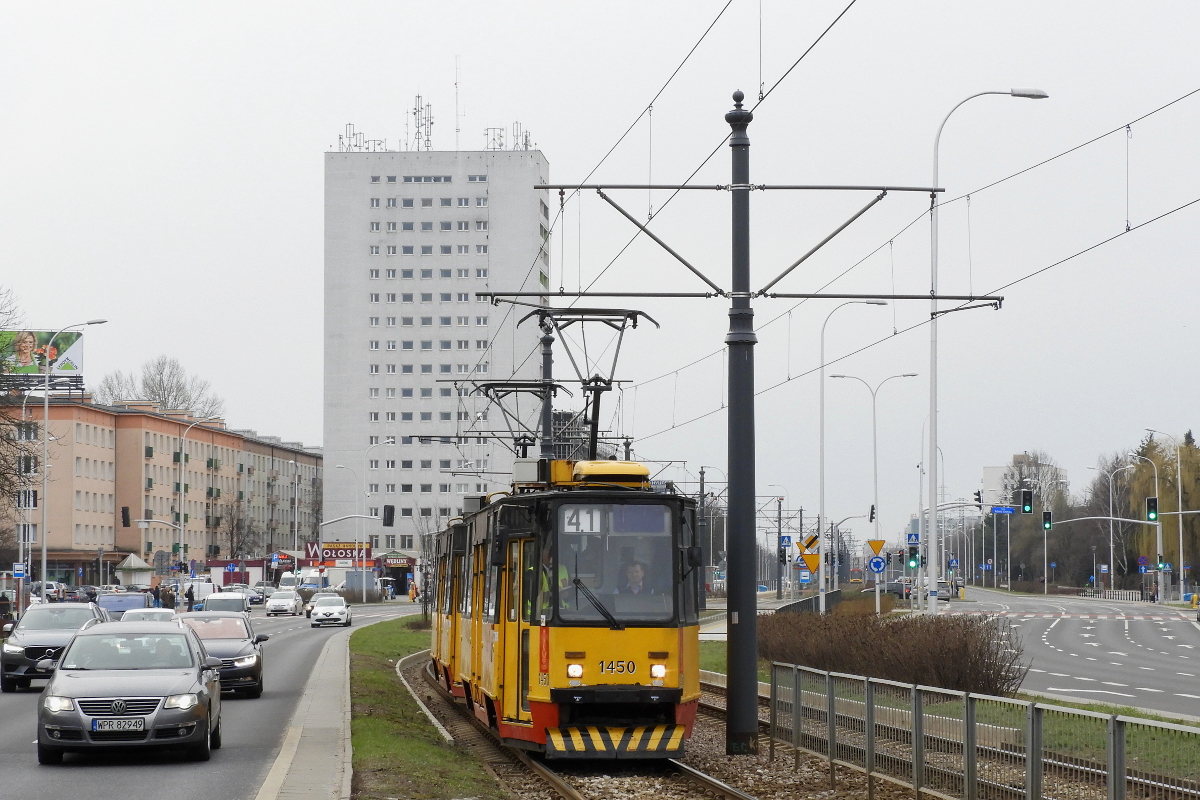 Варшава, Konstal 105Nf № 1450