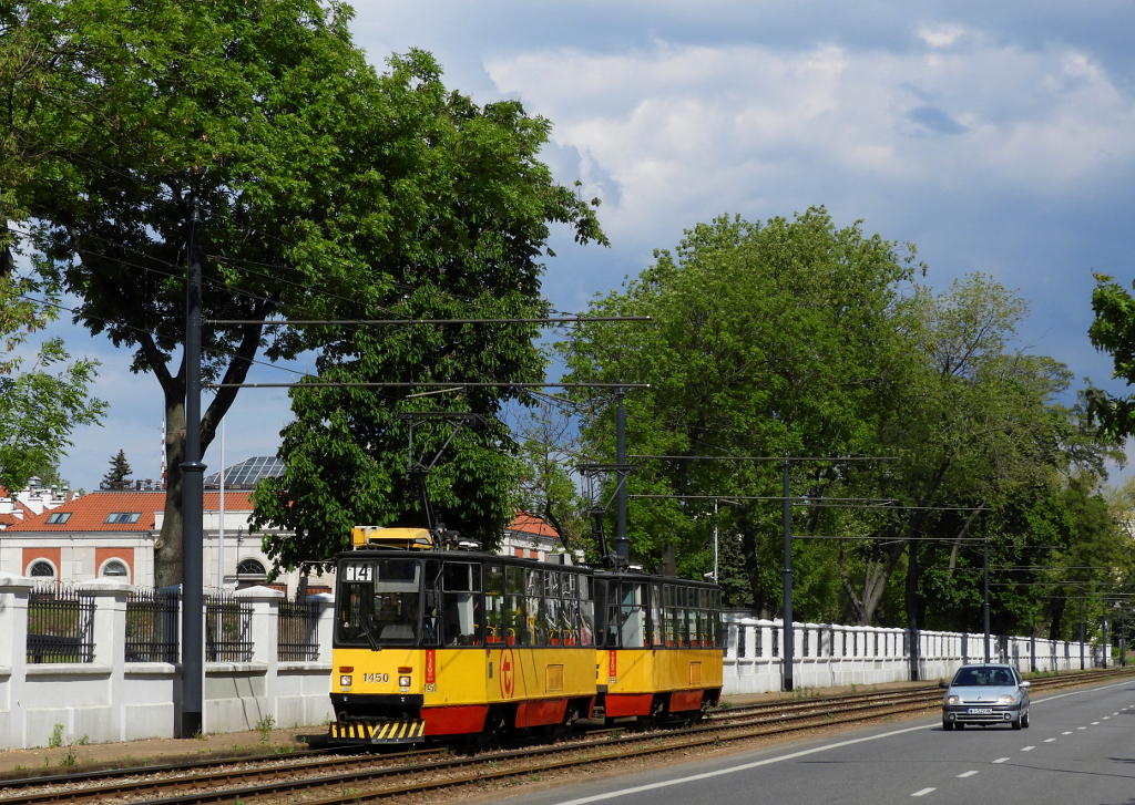 Варшава, Konstal 105Nf № 1450