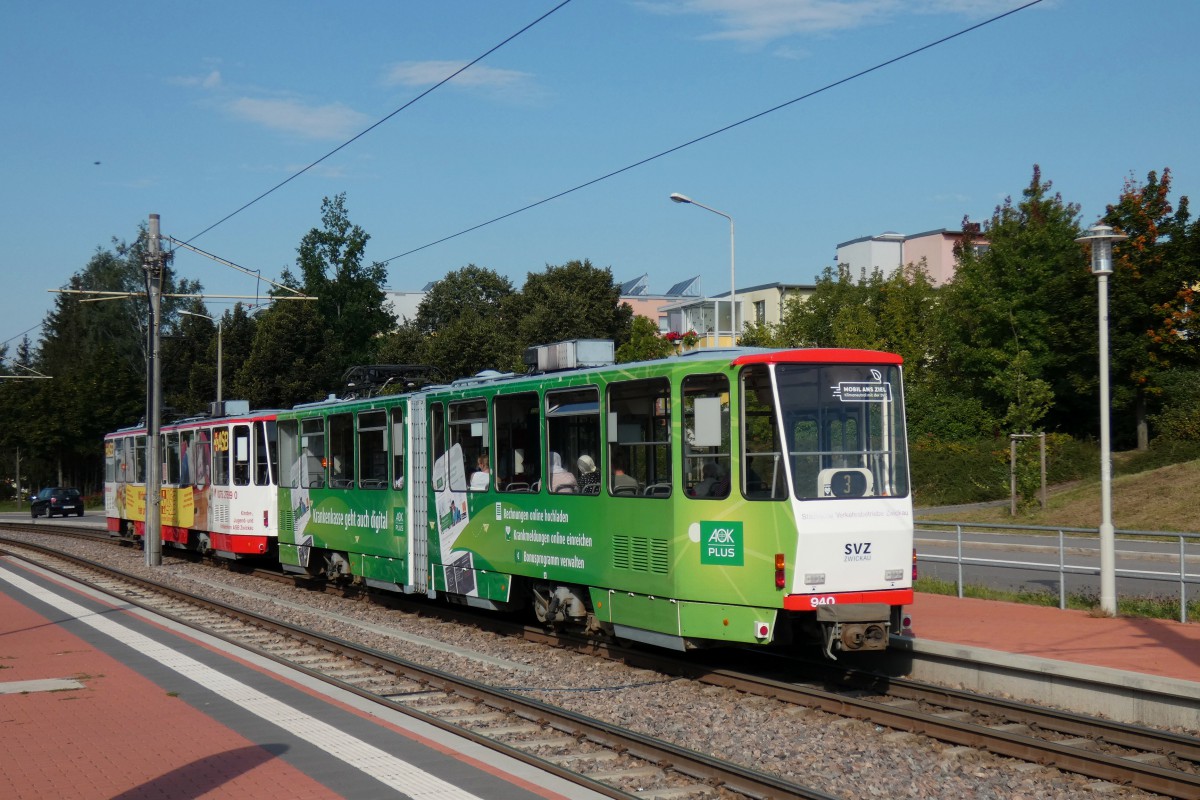 Цвиккау, Tatra KT4DMC № 940