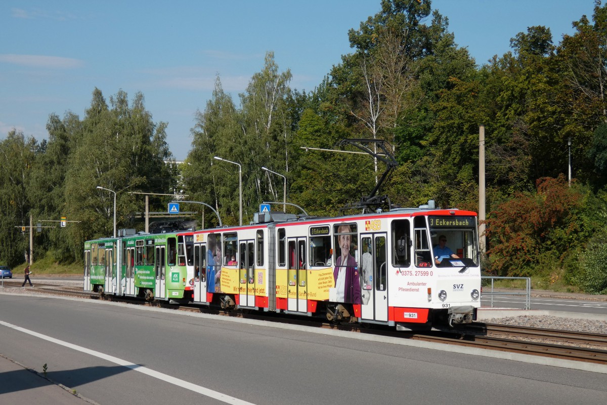Цвиккау, Tatra KT4DMC № 931