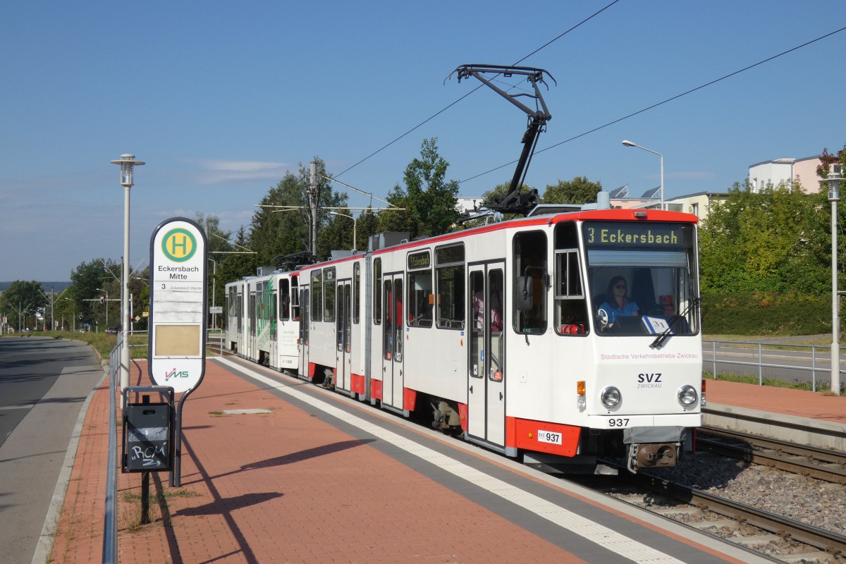 Цвиккау, Tatra KT4DMC № 937