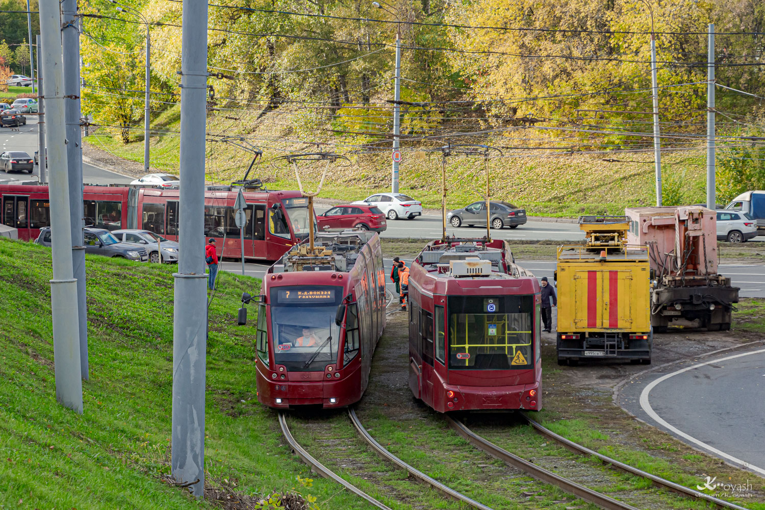 Казань, БКМ 84300М № 1312; Казань, 71-409-01 № 1405