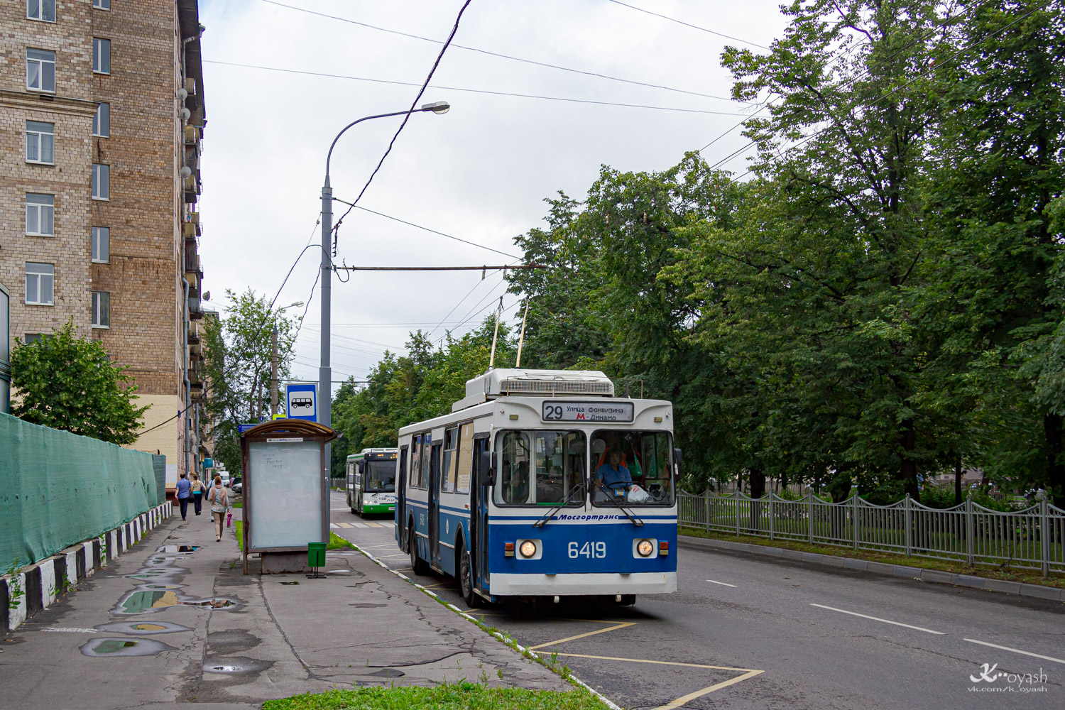 Москва, ЗиУ-682ГМ1 (с широкой передней дверью) № 6419