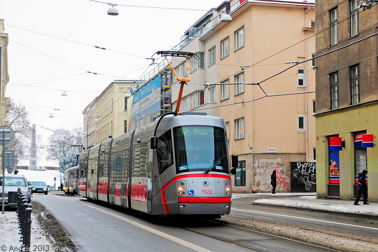 Brno, Škoda 13T Elektra # 1922