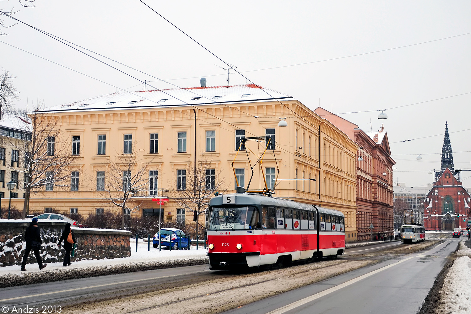 Брно, Tatra K2YU № 1123