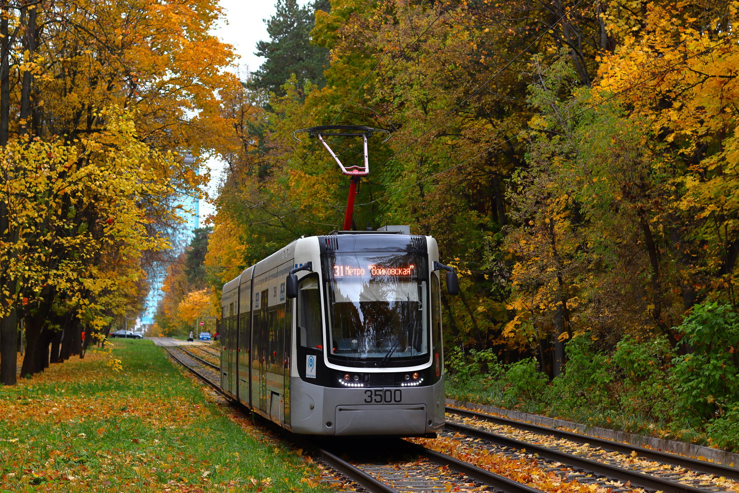 Москва, 71-414 (Pesa Fokstrot) № 3500