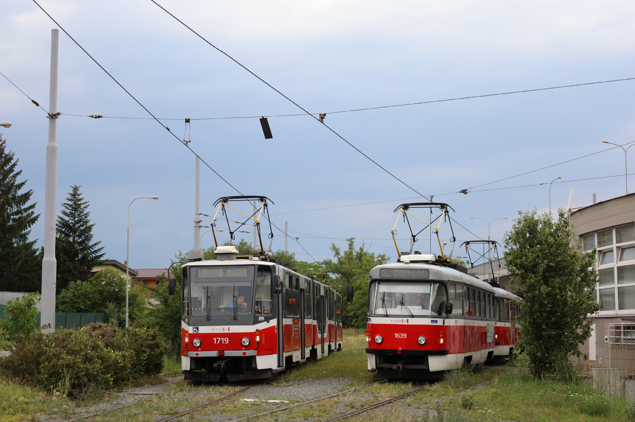 Брно, Tatra KT8D5R.N2 № 1719; Брно, Tatra T3G № 1639