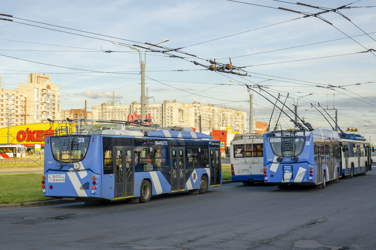 Санкт-Петербург, ВМЗ-5298.01 «Авангард» № 1067; Санкт-Петербург — Конечные станции и разворотные кольца