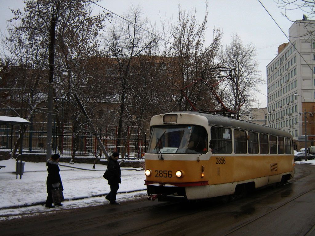 Москва, Tatra T3SU № 2856