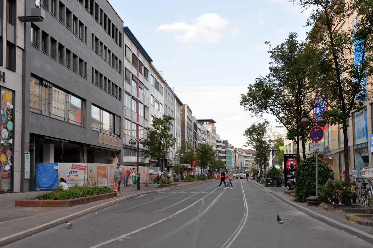 Дюссельдорф — Закрытые трамвайные линии