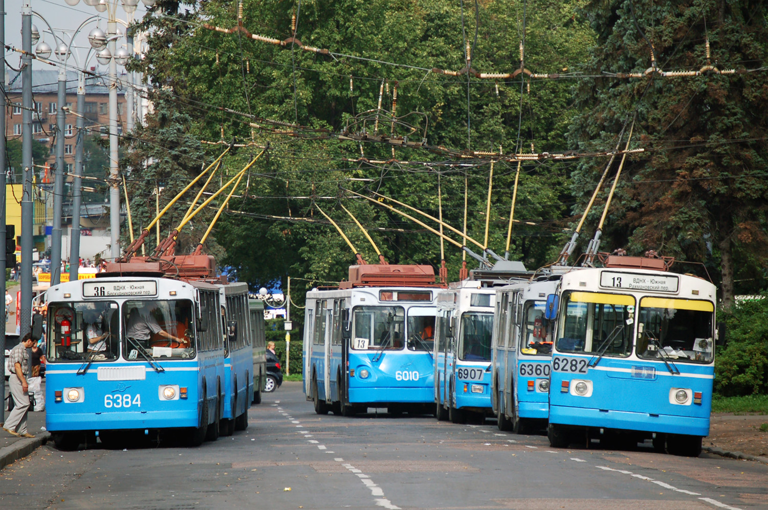 Москва, ЗиУ-682Г-016  [Г0М] № 6384; Москва, ЗиУ-682Г-012 [Г0А] № 6282