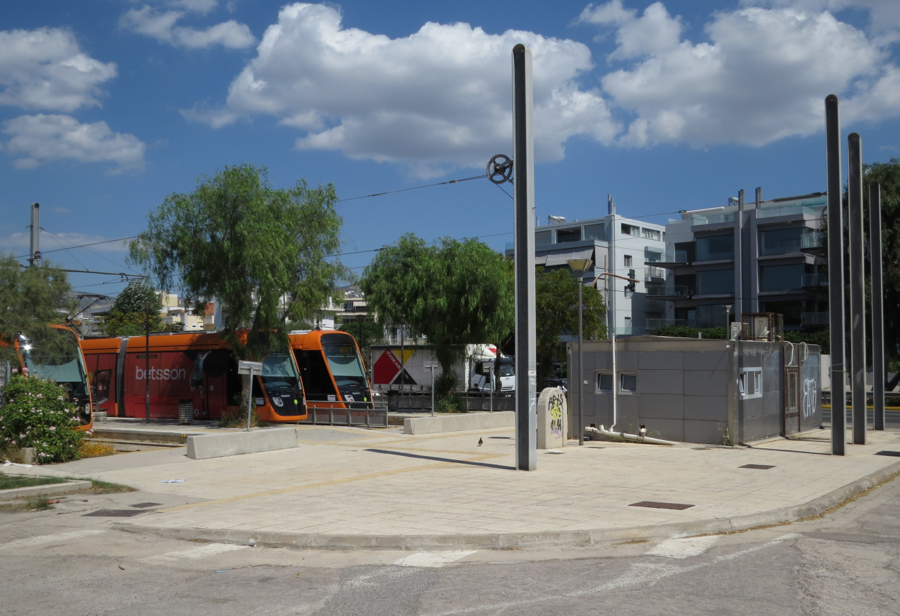 Афины — Трамваи – линии и инфраструктура