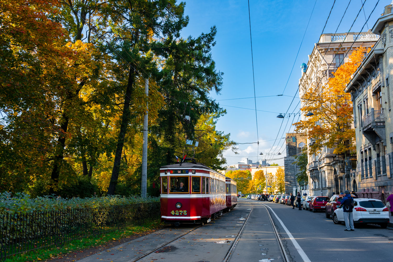Санкт-Петербург, ЛМ-33 № 4275; Санкт-Петербург — Выставка вагонов на 115-летие трамвая
