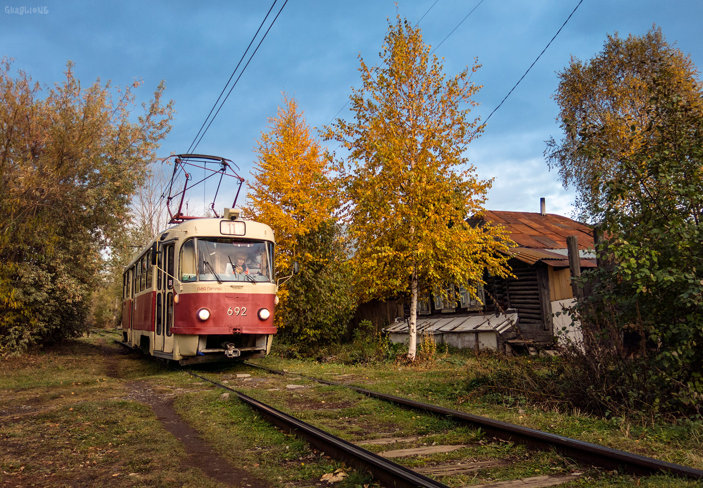 Iekaterinbourg, Tatra T3SU N°. 692; Iekaterinbourg — Line to Zelenyi Ostrov (Green Island)